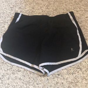 Black athletic shorts